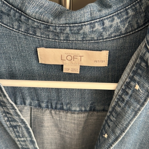 Loft denim long sleeve top - Picture 2 of 4
